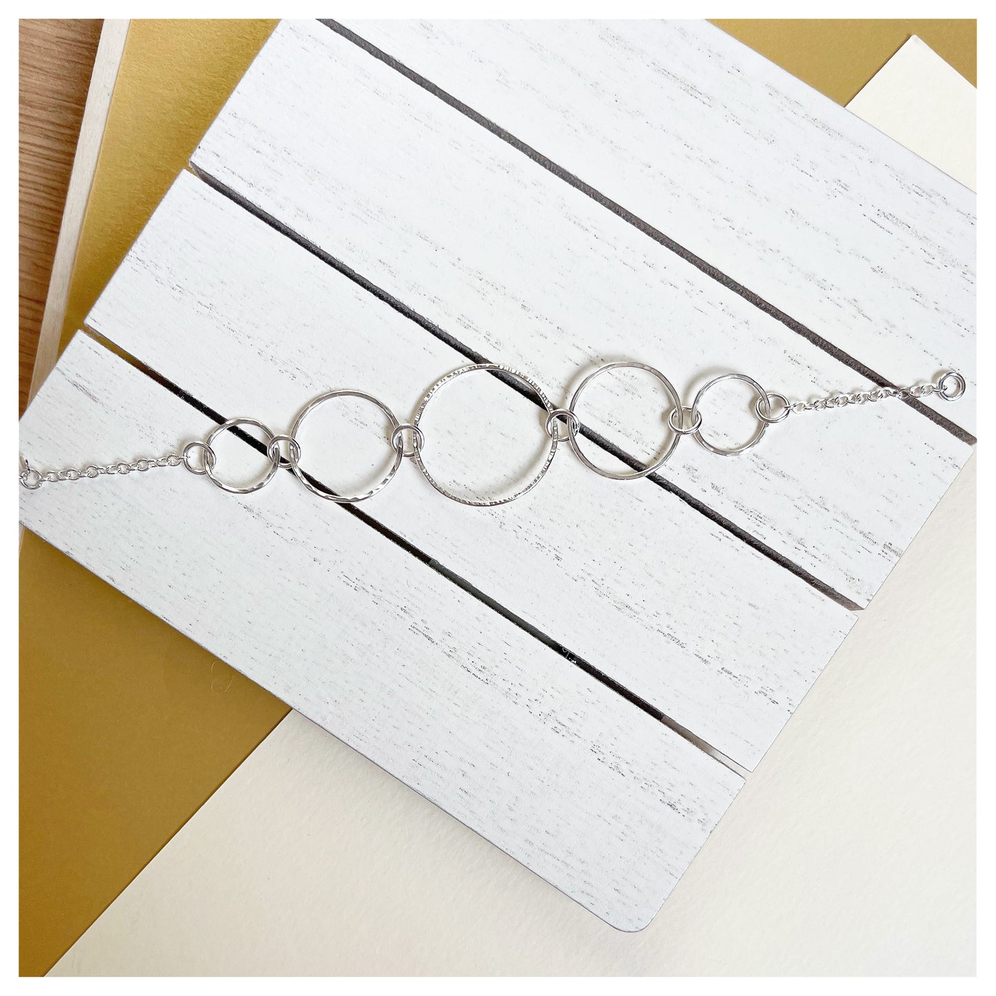 Sterling Silver Handmade Circular Bracelet
