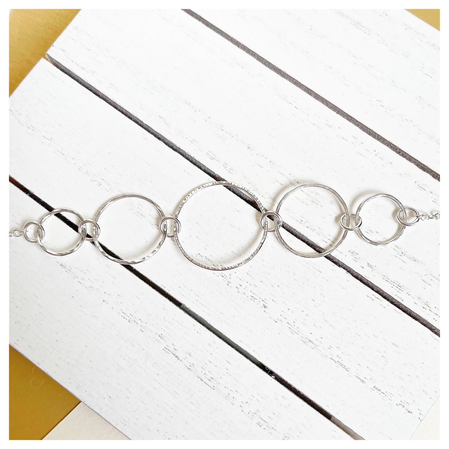 Sterling Silver Handmade Circular Bracelet